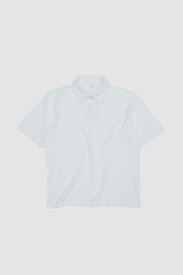 sportivo store Pique Two Button Polo White
