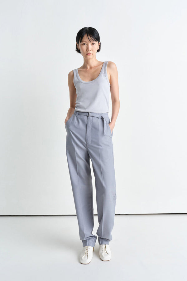 sportivo store Rib Tank Top Blue Grey