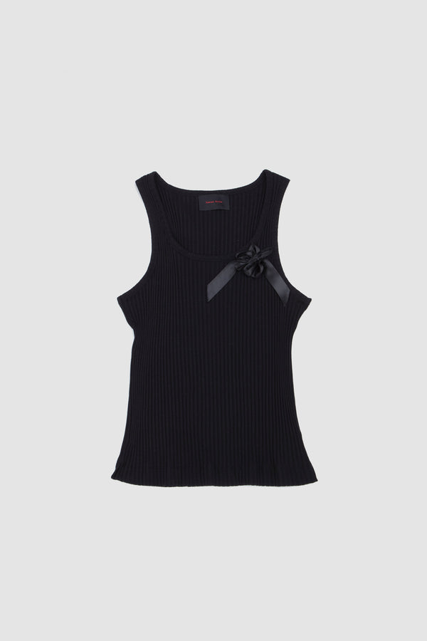 sportivo store Ribbon Daisy Vest Black/ Black