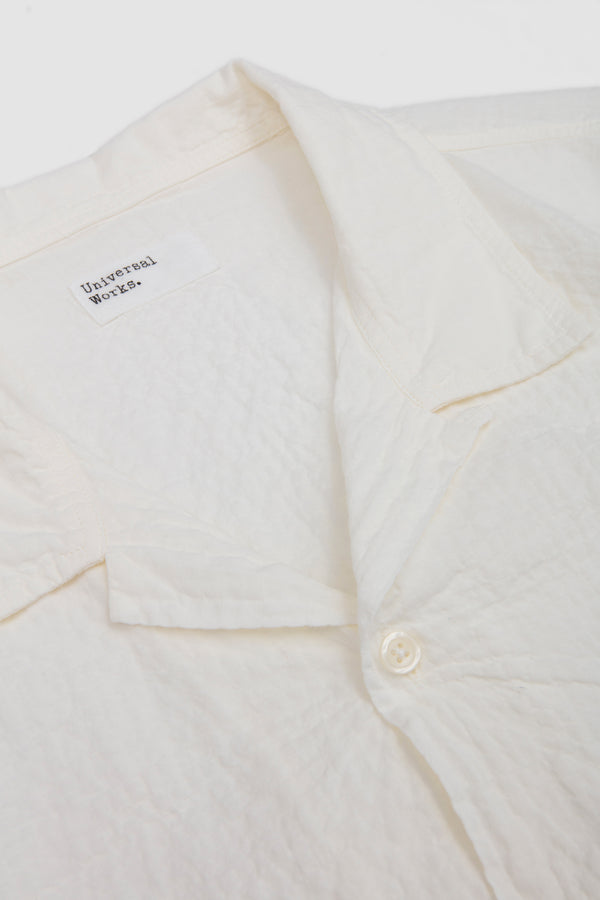 Sportivo Store Road Shirt Arten Seersucker Ecru