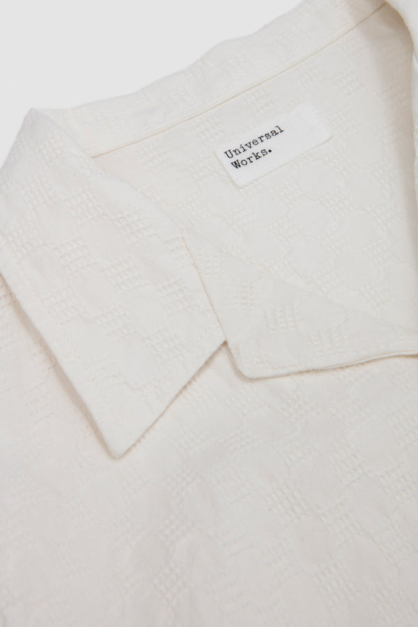 Sportivo Store Road Shirt Dot Waffle Ecru