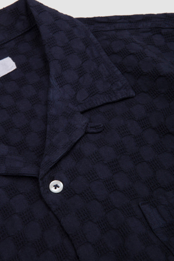 Sportivo Store Road Shirt Dot Waffle Navy