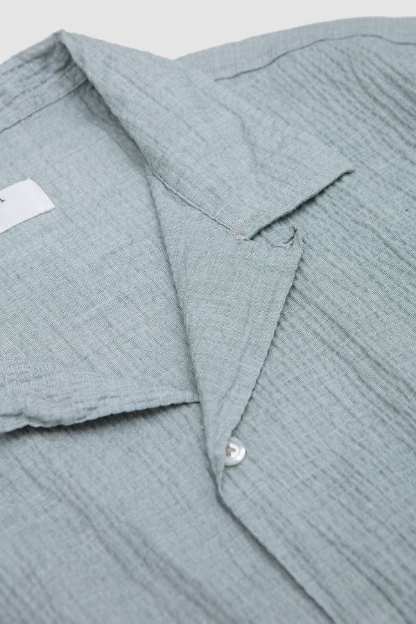 Sportivo Store Road Shirt Seersucker Green