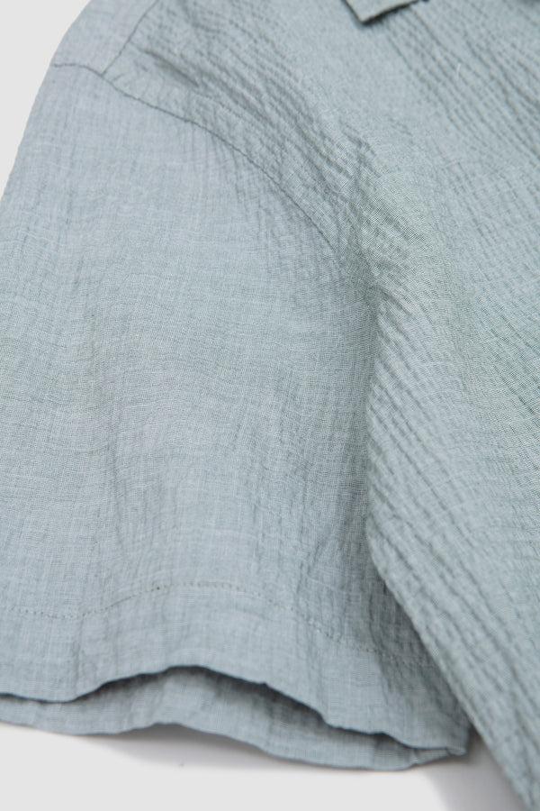 Sportivo Store Road Shirt Seersucker Green