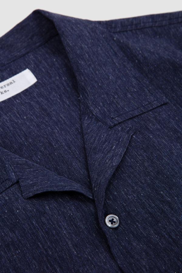 Sportivo Store Road Shirt Sido Linen Mix Navy