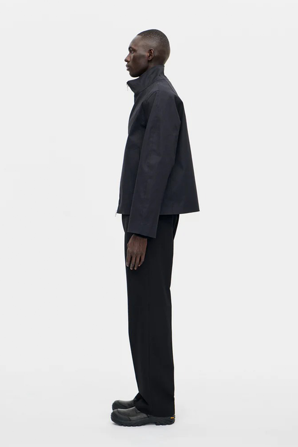 Sportivo Store Rubber Zip Smock Hancock Black