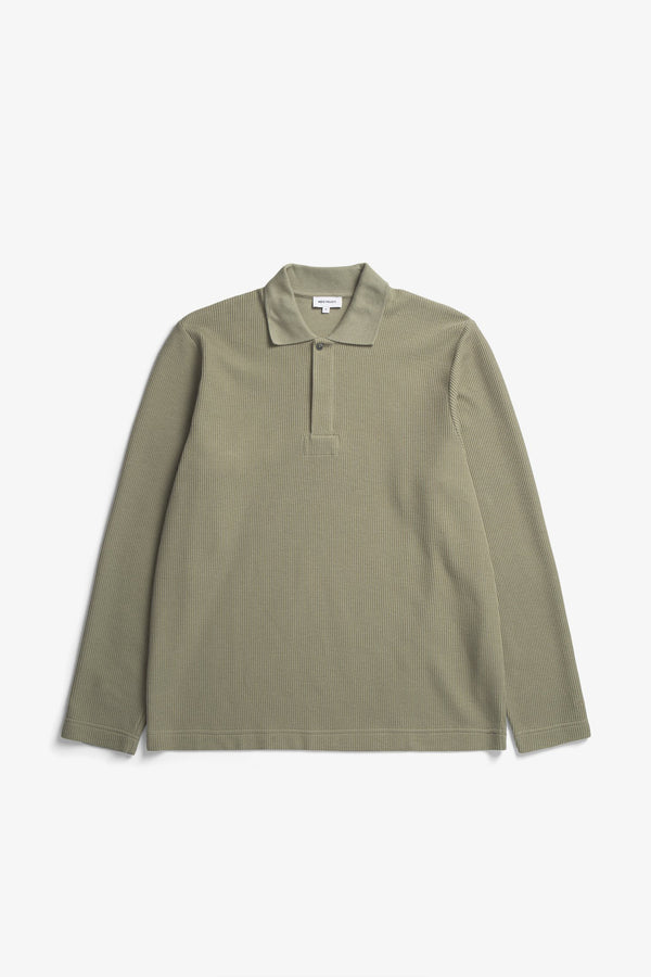 sportivo store Ruben Double Face LS Polo Clay