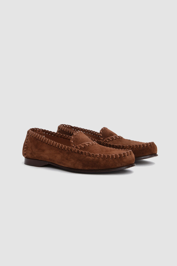Sportivo Store Sastre Suede Slip-On Loafer Tan