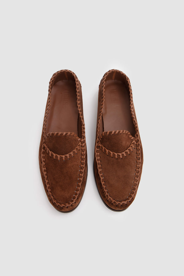 Sportivo Store Sastre Suede Slip-On Loafer Tan