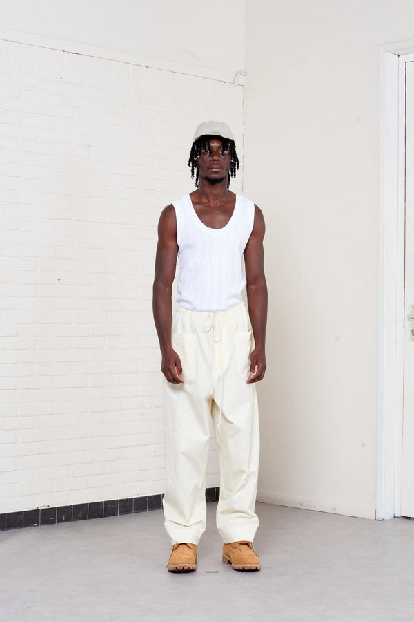 sportivo store Simple Pants Light Yellow