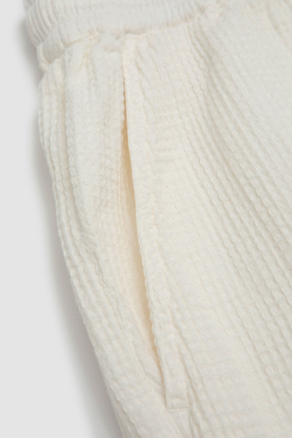 Sportivo Store Simple Short Nippon Waffle Ecru