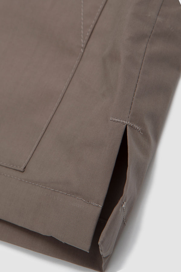 Sportivo Store Skirt Apron Waxed Popelin Argile