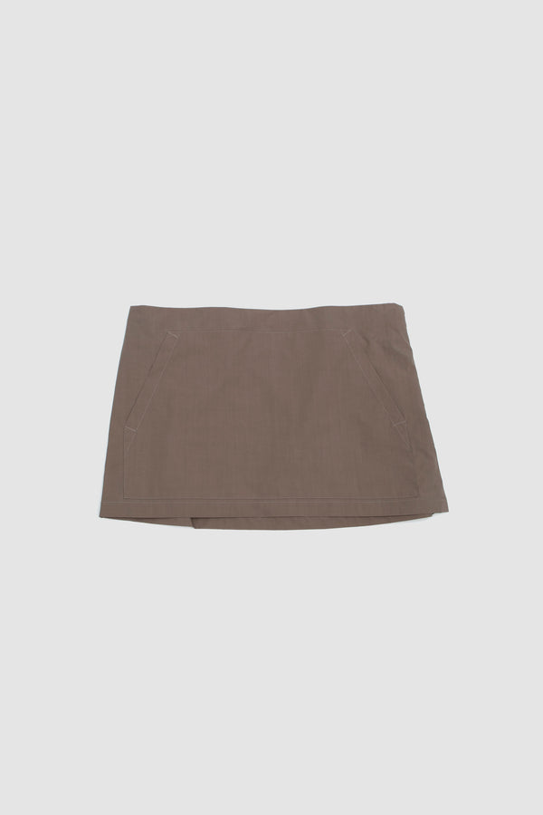 sportivo store Skirt Apron Waxed Popelin Argile