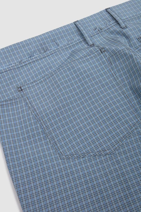 Sportivo Store Slim Slack Blue/ Grey/ White Check