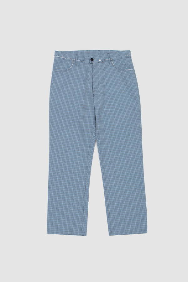 sportivo store Slim Slack Blue/ Grey/ White Check