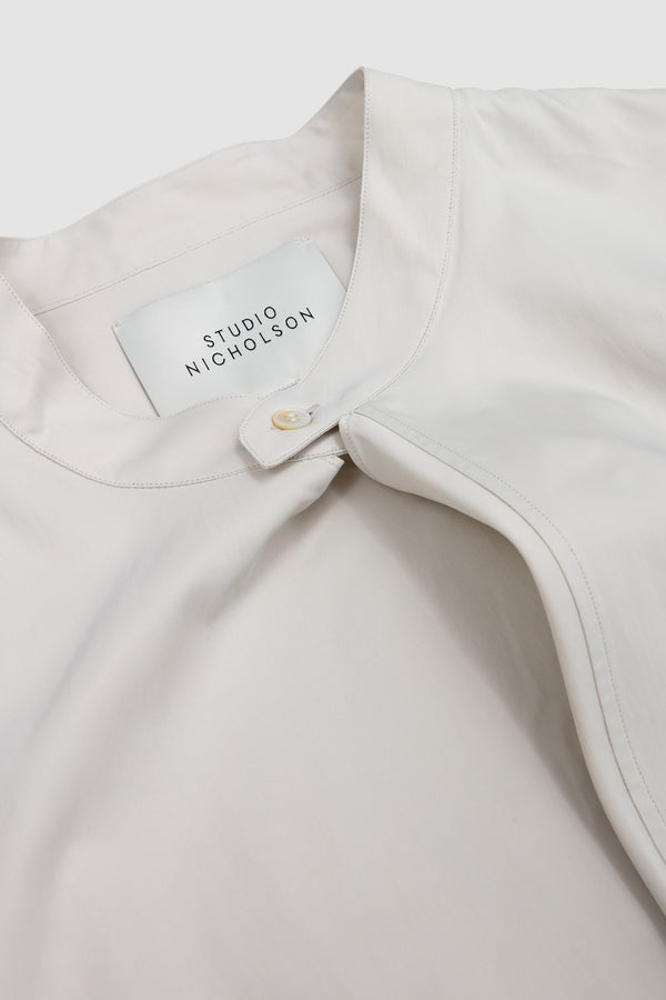 Sportivo Store Solis Drape Collar Shirt Bone