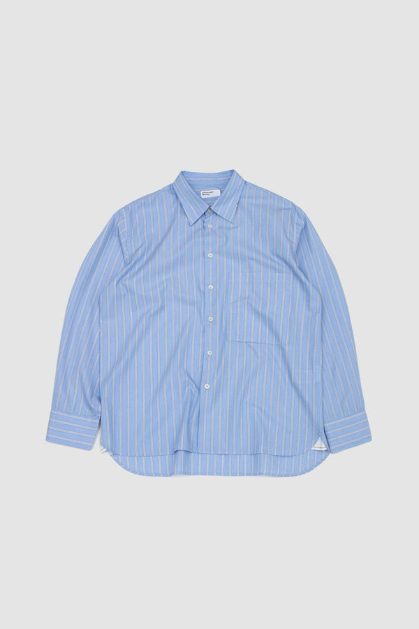 sportivo store Square Pocket Shirt Mc Stripe Blue