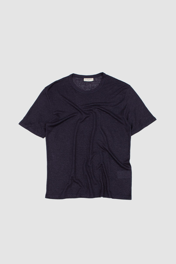 sportivo store SS Tee Garment Dye Linen Navy Ink