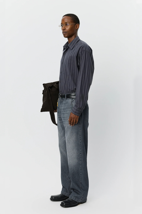 Sportivo Store Straight Cut Jeans Stonewashed Grey