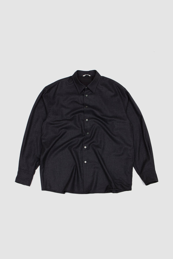 sportivo store Super Light Wool Shirt Top Charcoal