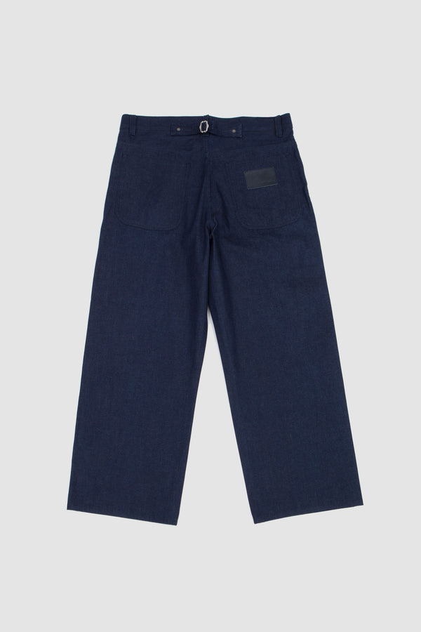 Sportivo Store Super Wide Cinch Jeans Indigo Raw