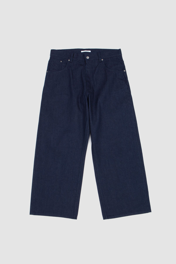 sportivo store Super Wide Cinch Jeans Indigo Raw