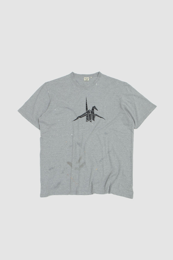 sportivo store T-Shirt Origami Print Heather Gray