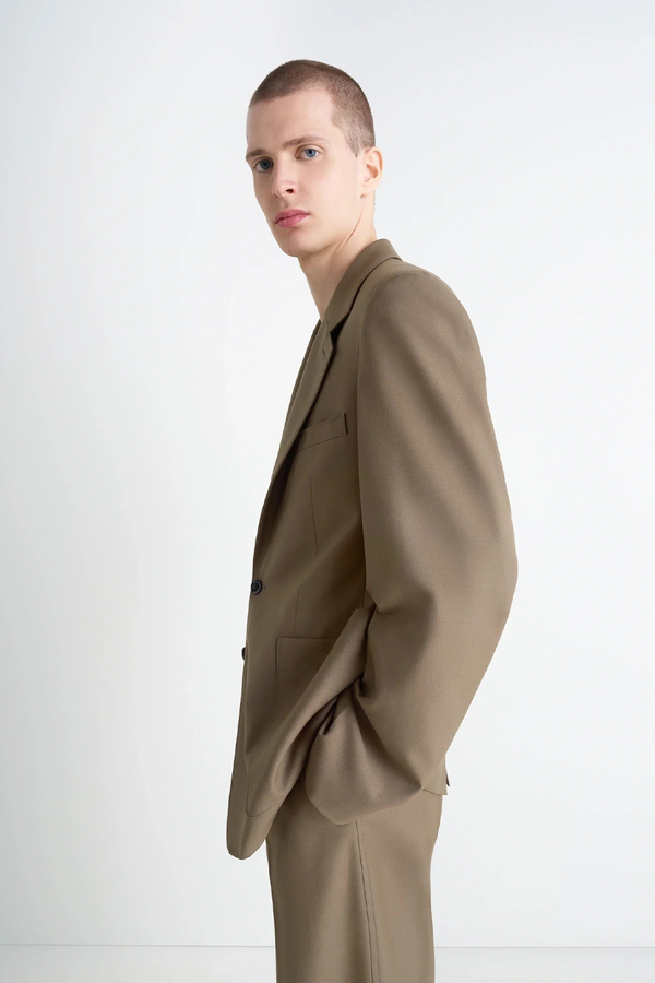 Sportivo Store Tailored SB Jacket Taupe Melange