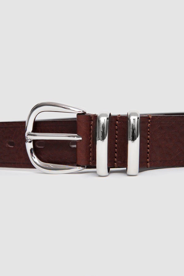 Sportivo Store Tip End Belt 3 5cm Brown