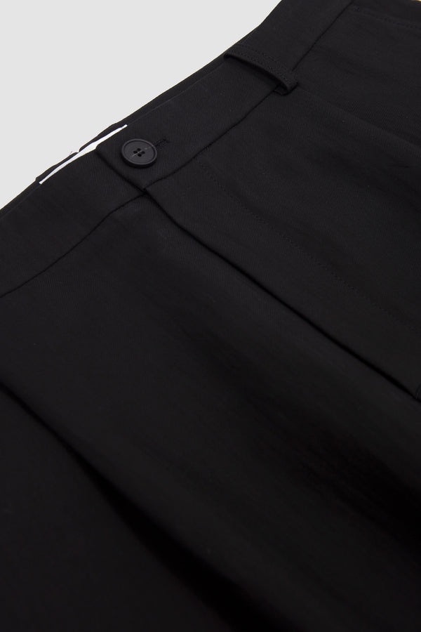 Sportivo Store Tuck Cotton Pant Black