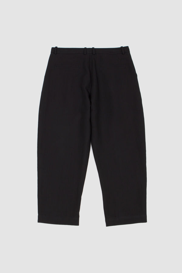 Sportivo Store Tuck Cotton Pant Black