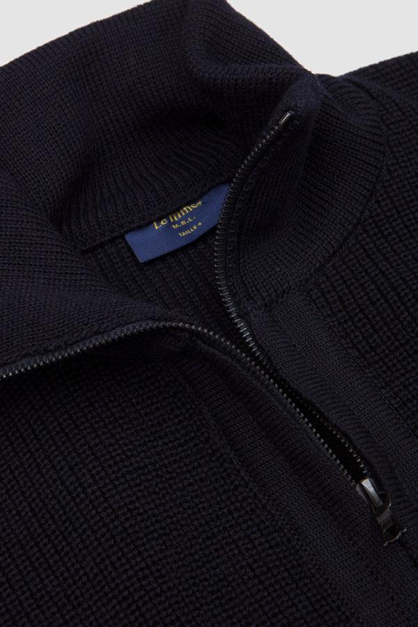 Sportivo Store Virgin Wool Jacket Navy Blue