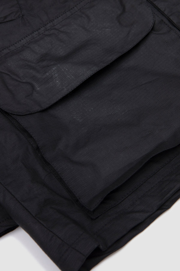 Sportivo Store Waxed Ripstop Leisure Jacket Black