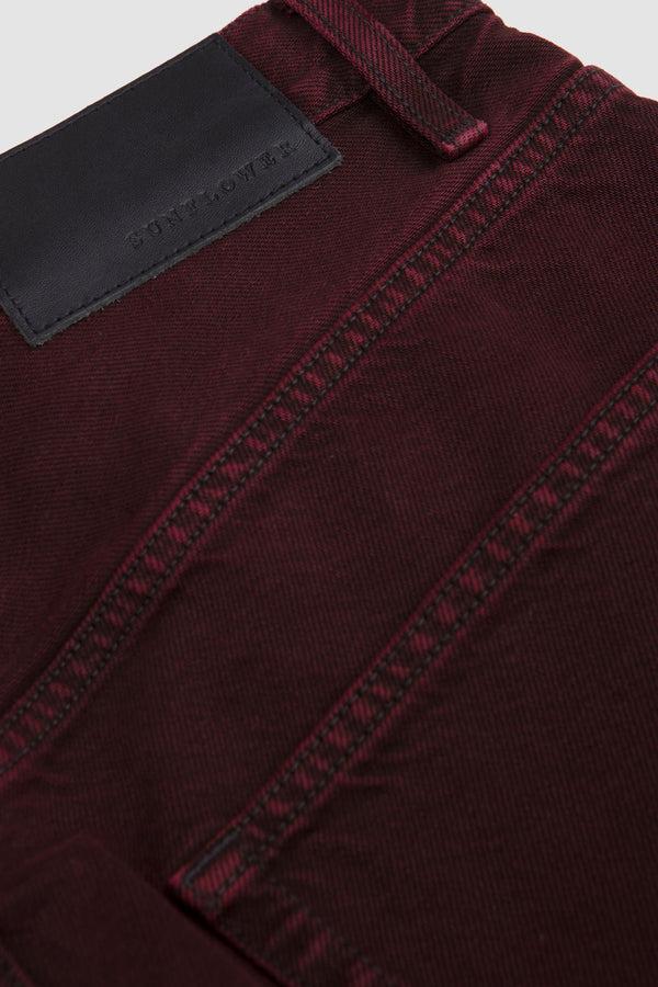 Sportivo Store Wide Twist Jeans Dark Wine Dyed