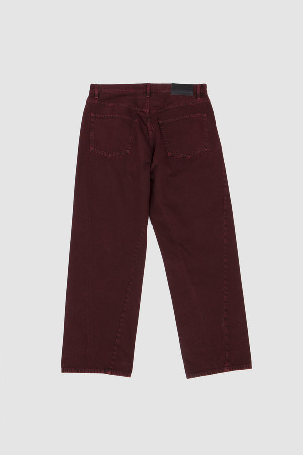 Sportivo Store Wide Twist Jeans Dark Wine Dyed