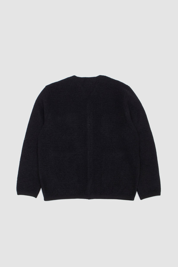 Sportivo Store Wool Fleece Cardigan Black