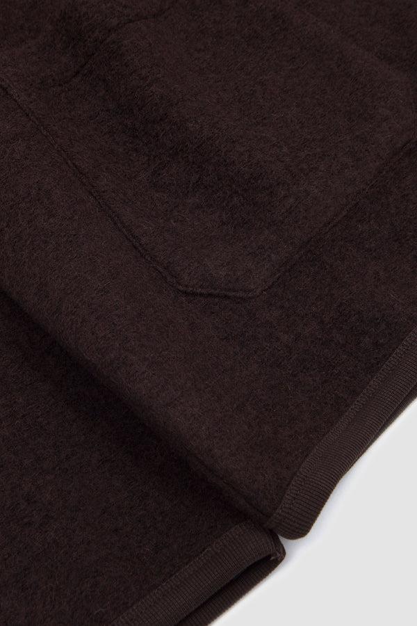 Sportivo Store Wool Fleece Cardigan Brown