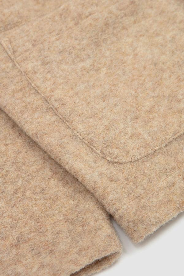 Sportivo Store Wool Fleece Field Jacket Fawn