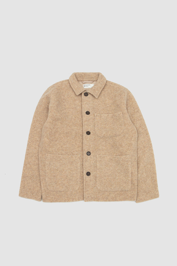 sportivo store Wool Fleece Field Jacket Fawn