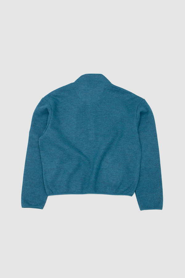 Sportivo Store Wool Half Zip Ice Blue