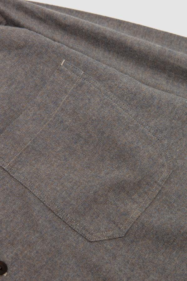 Sportivo Store Work Shirt Brushed Flannel Brown