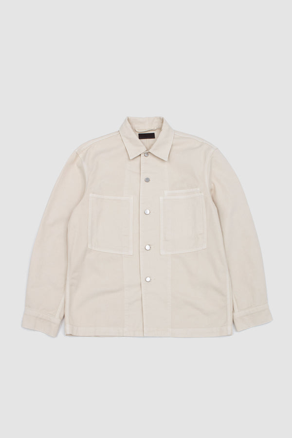 sportivo store Workwear Overshirt Denim Snow Clay