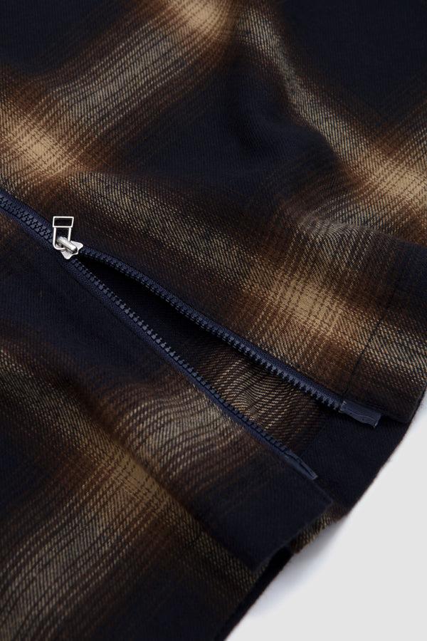 Sportivo Store Zip Shirt Cedar Check Brown