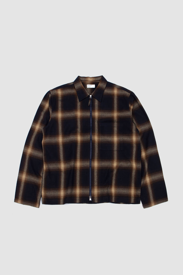 sportivo store Zip Shirt Cedar Check Brown