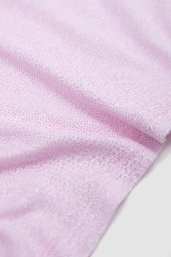 Sportivo Store SS Tee Garment Dye Linen Pink Pastel