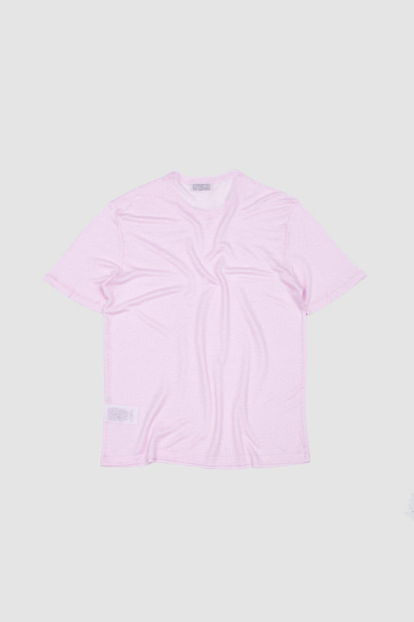 Sportivo Store SS Tee Garment Dye Linen Pink Pastel