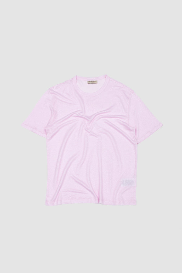 sportivo store SS Tee Garment Dye Linen Pink Pastel