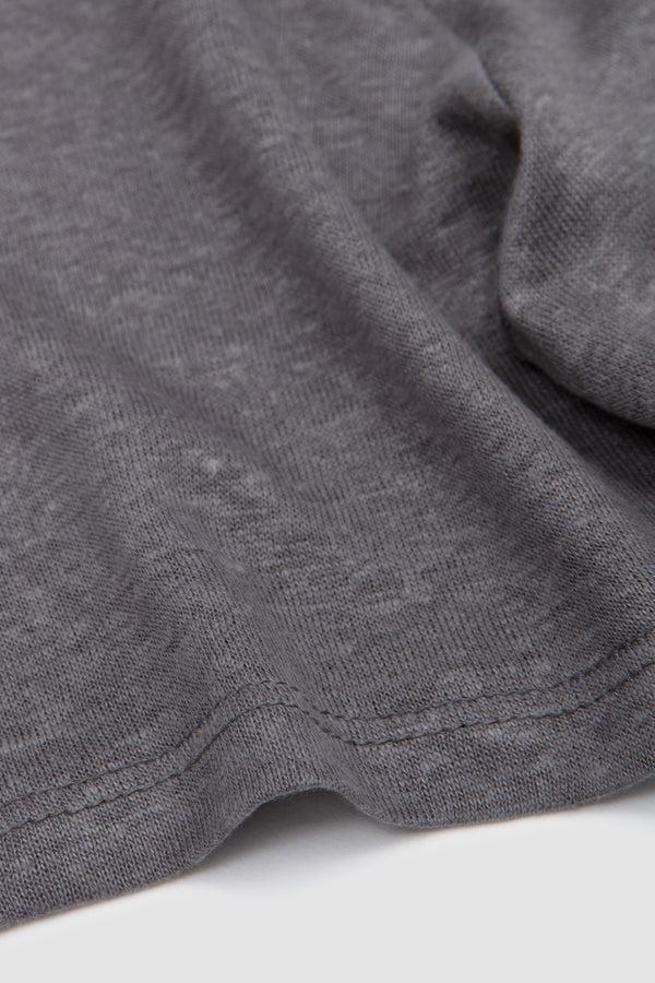 Sportivo Store SS Tee Garment Dye Linen Smoked Pearl