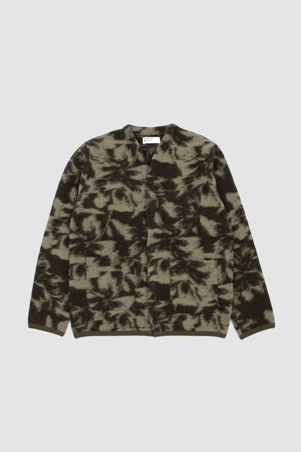 sportivo store Studio Fleece Cardigan Green/ Pale Green