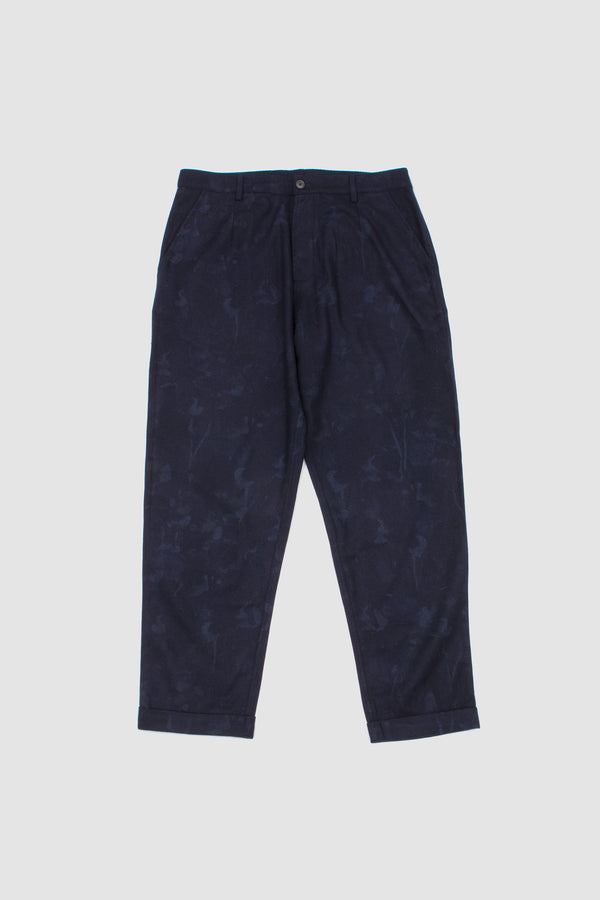 sportivo store Super Chino Flower Print Flannel Navy